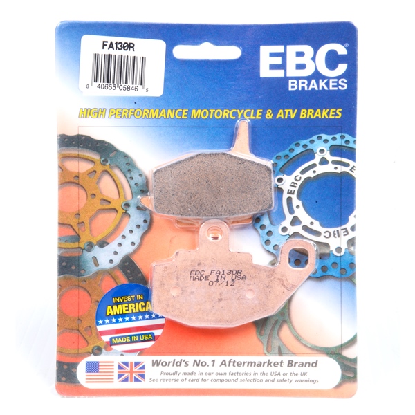 EBC  Plaquette de frein en métal fritté Série «R» - Longue durée Métal fritté - Avant