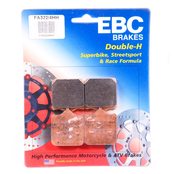EBC  Plaquette de frein Double-H Superbike Métal fritté - Avant