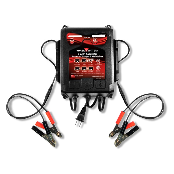 Yuasa Chargeur et maintenance de batterie automatique 2A
