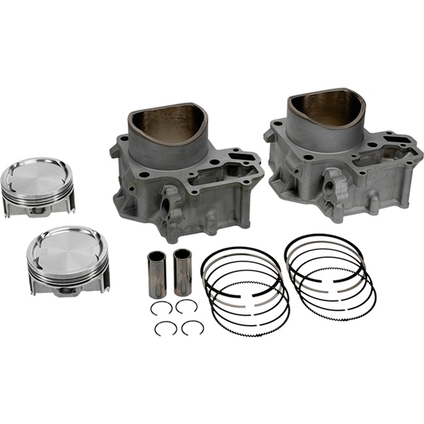 Cylinder Works Ensemble de cylindre standard Kawasaki - 750 cc - Carbure de silicium avec dépôt de nickel