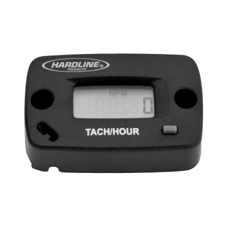 Hardline Products Compteur d’heure / Tachymètre 2 temps, 4 temps, 2 cylindres ou moins - HR-8061