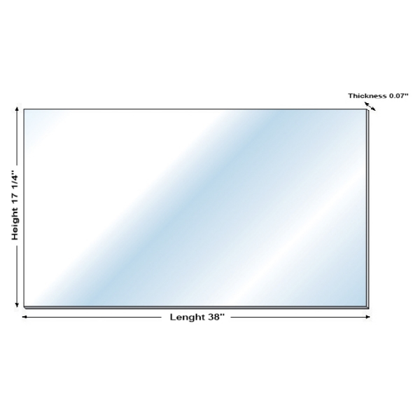 Kimpex Matériel à pare-brise Lexan ®polycarbonate de G.E. ® Universel