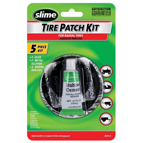 SLIME Trousse de réparation de pneus avec colle