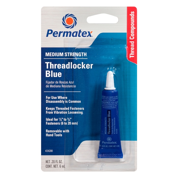 Permatex Bloqueur de filets bleu puissant amovible Liquide