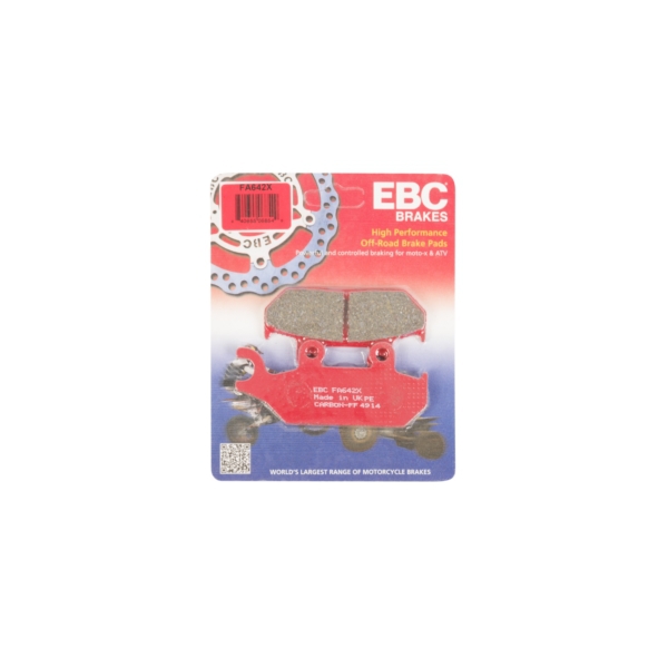 EBC  Plaquette en graphite de carbone Série «X» Graphite de carbone - Avant