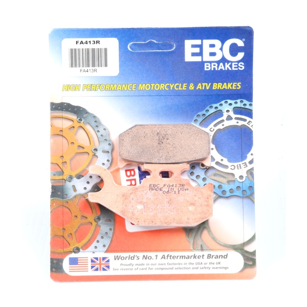 EBC  Plaquette de frein en métal fritté Série «R» - Longue durée Métal solidifié longue durée - Avant