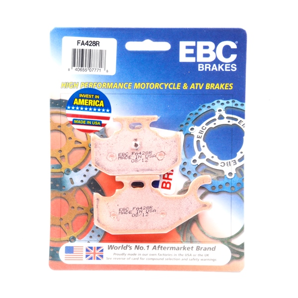 EBC  Plaquette de frein en métal fritté Série «R» - Longue durée Métal fritté - Arrière