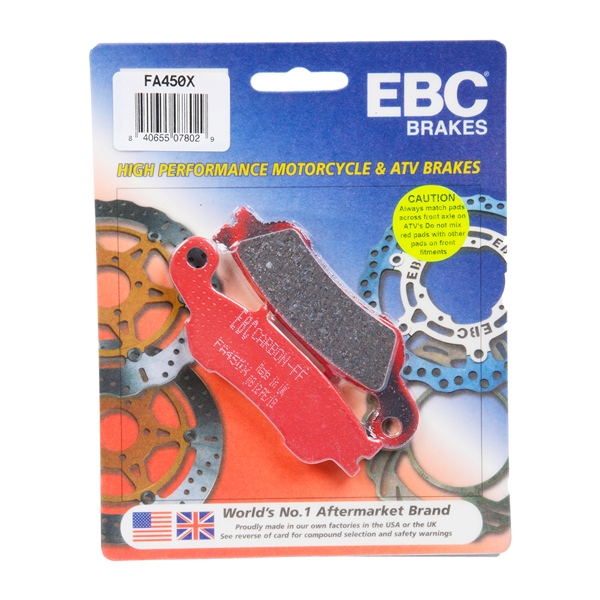 EBC  Plaquette de frein en carbone Série «X» Graphite de carbone - Avant