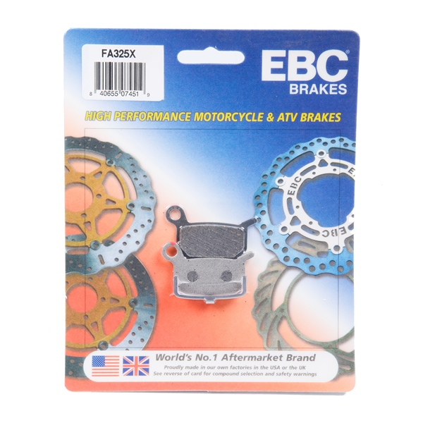 EBC  Plaquette de frein en carbone Série «X» Graphite de carbone - Avant/Arrière