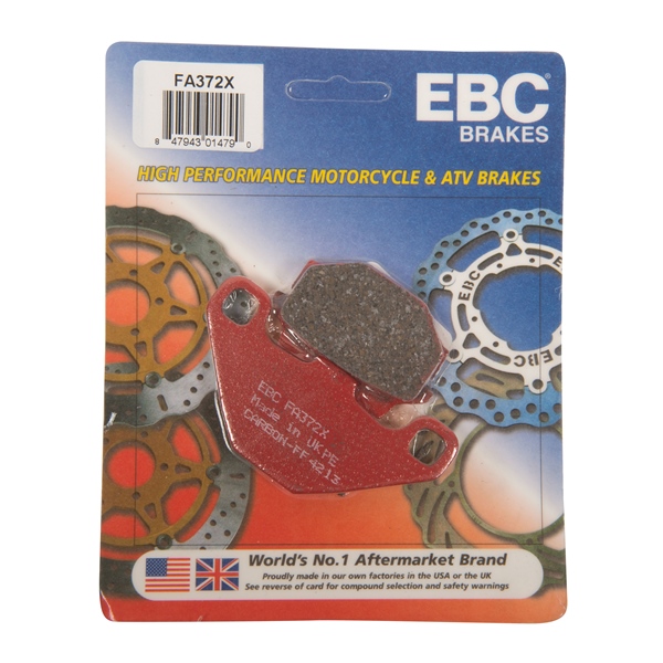 EBC  Plaquette en graphite de carbone Série «X» Graphite de carbone - Arrière
