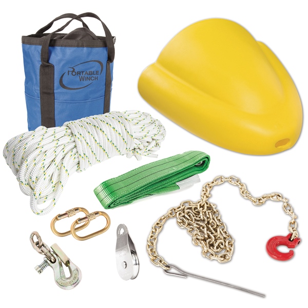Portable Winch Ensemble d'accessoires forestiers pour treuil