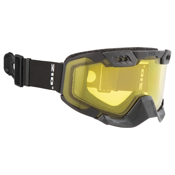 CKX Lunettes 210° avec ventilation contrôlable pour sentier Noir mat