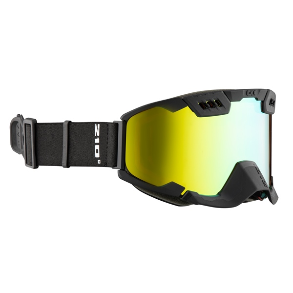 CKX Lunettes 210° avec ventilation contrôlable pour hors-piste Noir mat