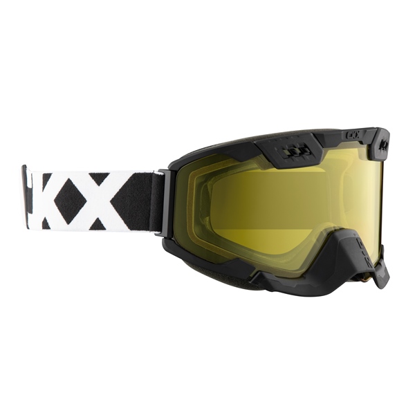 CKX Lunettes 210° avec ventilation contrôlable pour hors-piste Noir mat