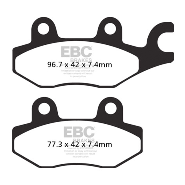 EBC  Plaquette de frein SXR Métal fritté - Avant gauche