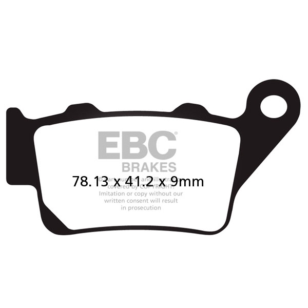EBC  Plaquette de frein Double-H Superbike Arrière droit