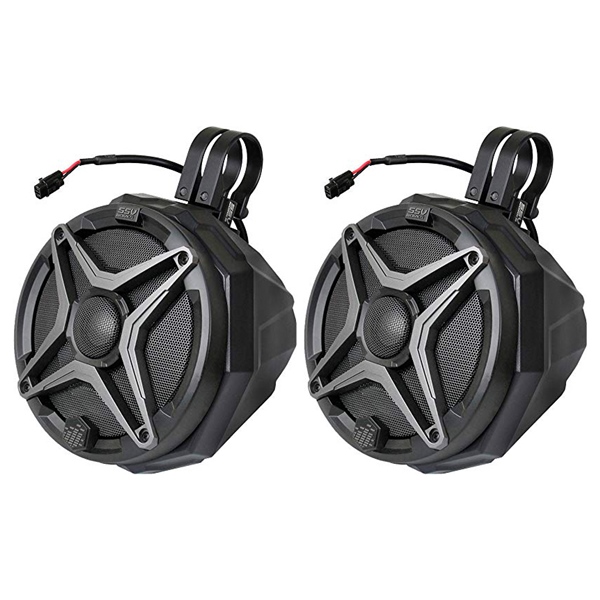 SSV WORKS Haut-parleur Premium Marine avec support pour cage Universel