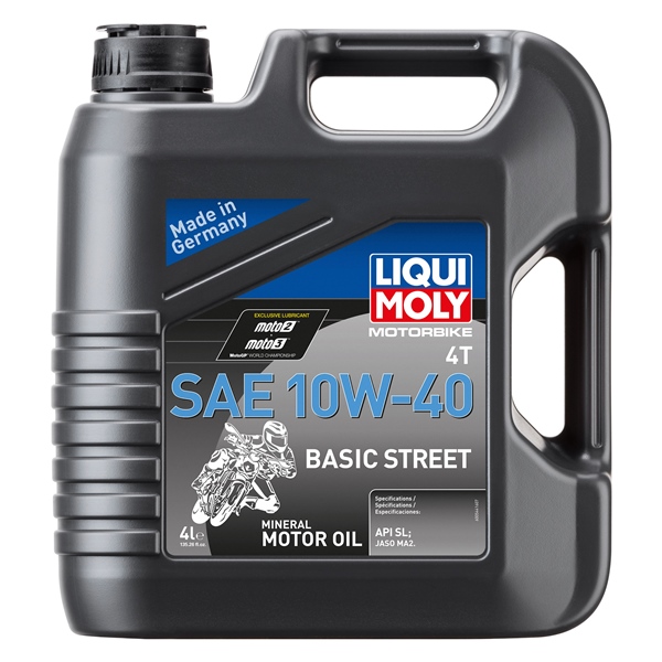Liqui Moly Huile 4T Minéral Basic Street 10W40
