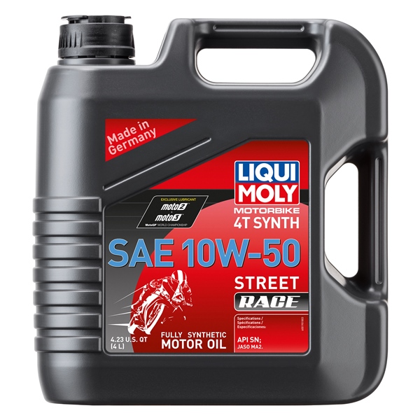 Liqui Moly Huile 4T Synthétique Street Race 10W50