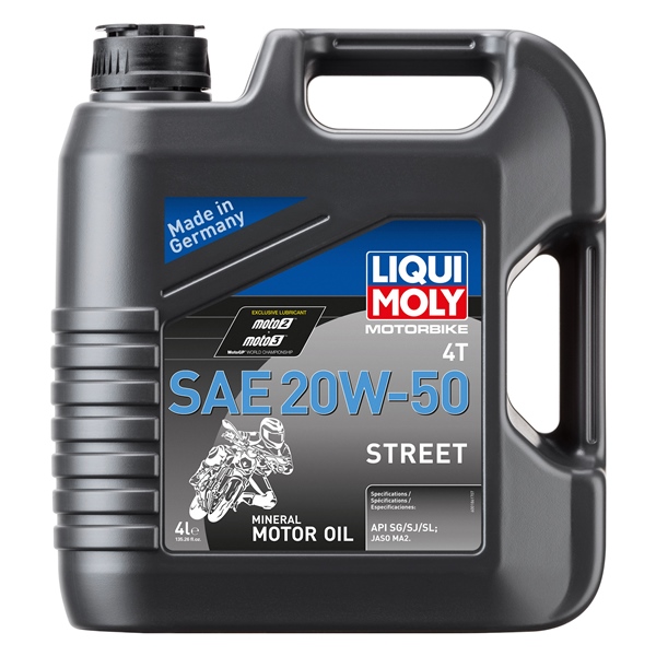 Liqui Moly Huile 4T minérale Street 20W50