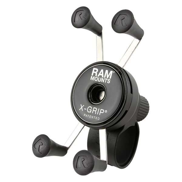 RAM MOUNT Grand support de téléphone X-Grip avec base robuste pour guidon