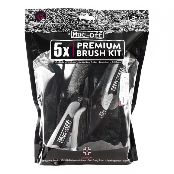 Muc-Off Ensemble de 5 brosses de nettoyage