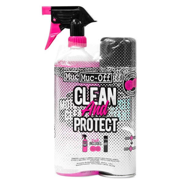 Muc-Off Ensemble de nettoyant et protecteur pour moto