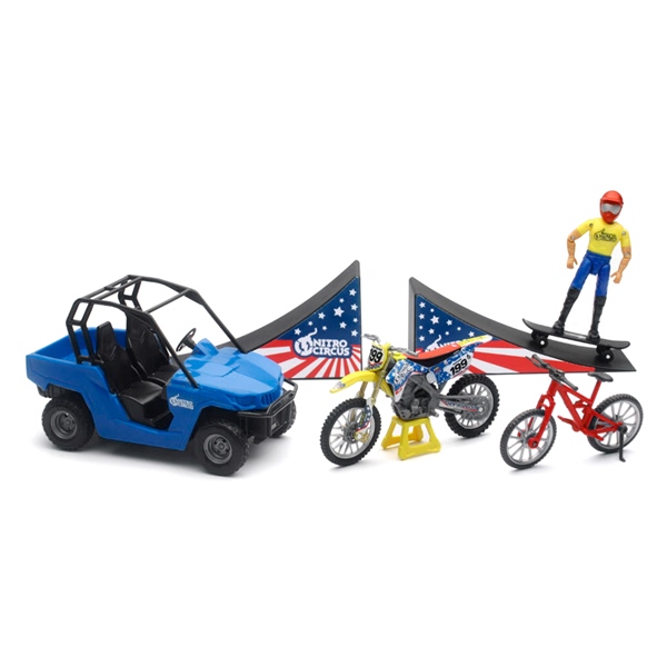 New Ray Toys Modèle réduit - Ensemble de jeu Nitro Circus