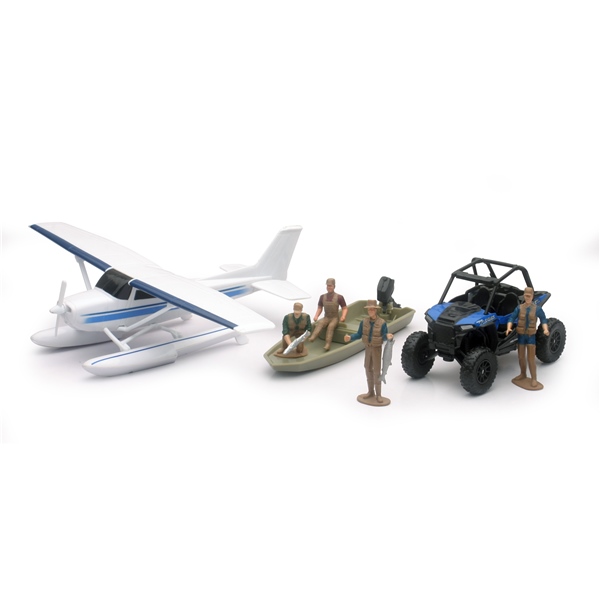 New Ray Toys Modèle réduit Xtreme Adventure avec VTT Polaris