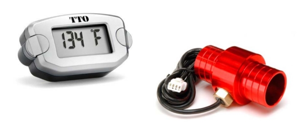Trailtech Indicateur de température pour tuyau de radiateur de 25 mm VTT, UTV - 72-EH3