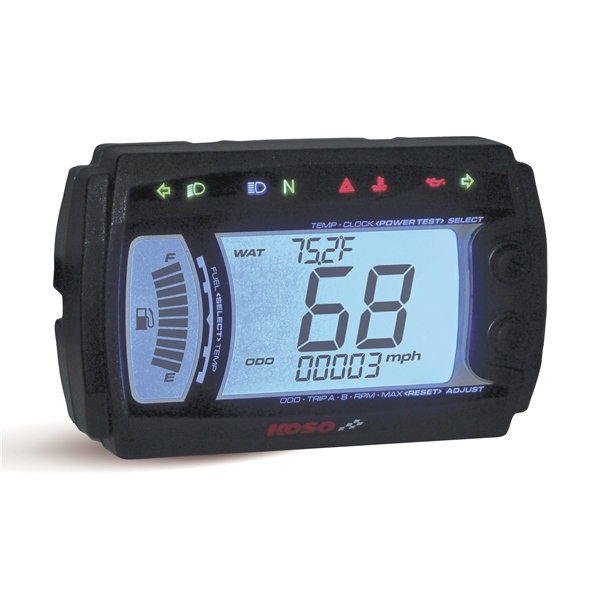 Koso Cadran indicateur de vitesse multifonctionnel XR-SR Universel - 205072