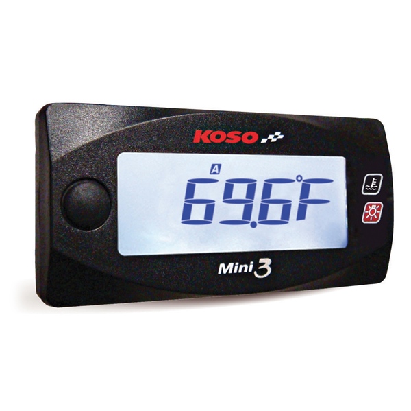 Koso Indicateur de température Mini3 Universel - 205207