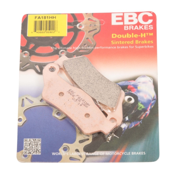EBC Plaquette de frein Double-H Superbike Métal fritté - Arrière