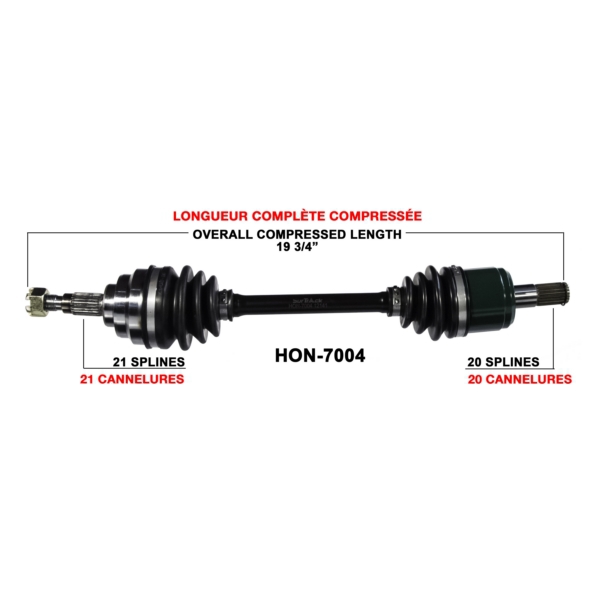 TrakMotive Cardan complet Honda
