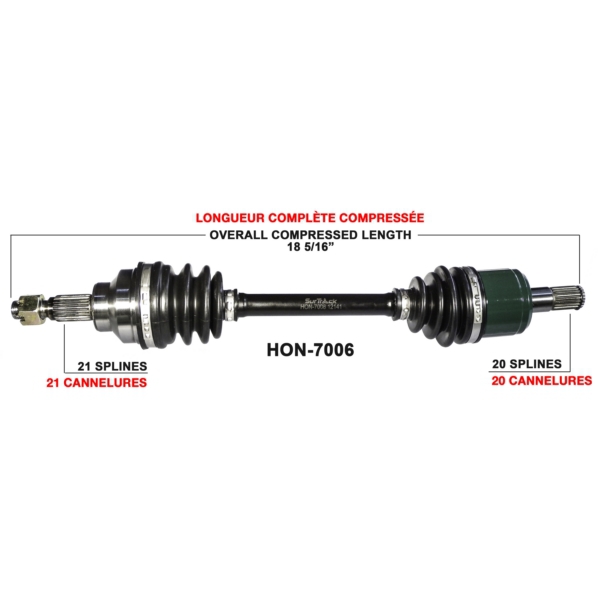 TrakMotive Cardan complet Honda