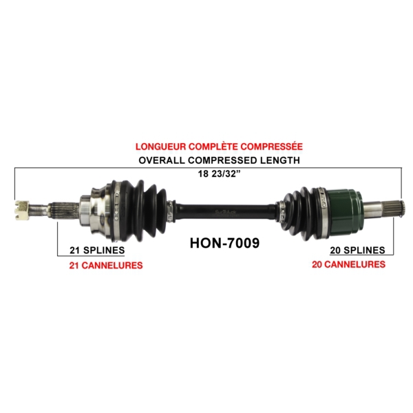 TrakMotive Cardan complet Honda