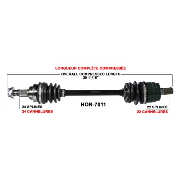 TrakMotive Cardan complet Honda