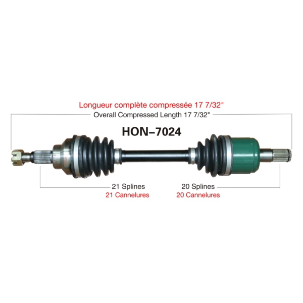 TrakMotive Cardan complet Honda