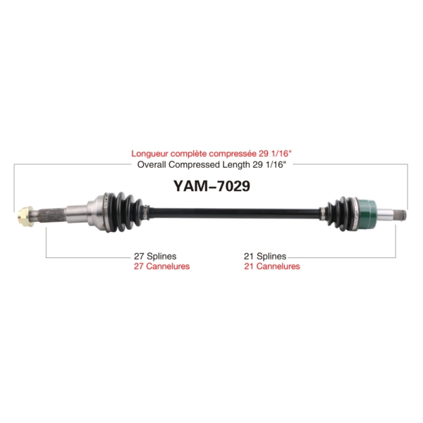 TrakMotive Cardan complet Yamaha
