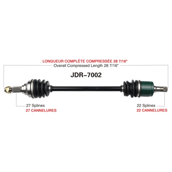 TrakMotive Cardan complet John Deere