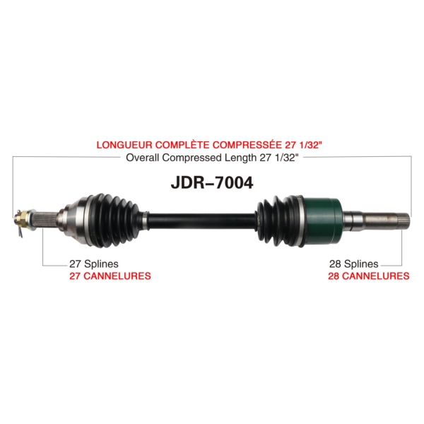 TrakMotive Cardan complet John Deere