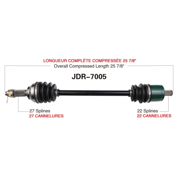 TrakMotive Cardan complet John Deere