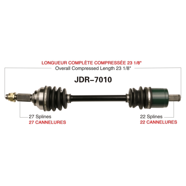TrakMotive Cardan complet John Deere