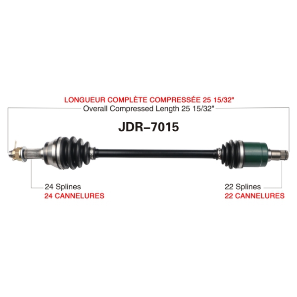 TrakMotive Cardan complet John Deere