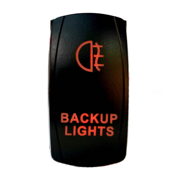 Quake LED Interrupteur Backup DEL Bascule - QRS-BL-R