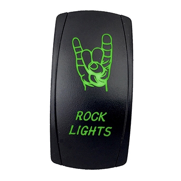 Quake LED Interrupteur Rock DEL Bascule - 222502