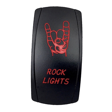 Quake LED Interrupteur Rock DEL Bascule - 222503