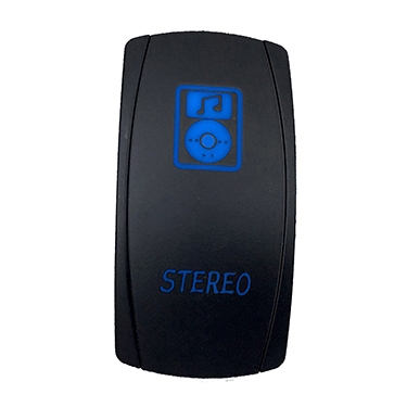 Quake LED Interrupteur Stereo DEL Bascule - 222527