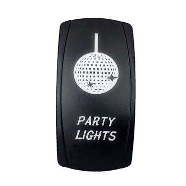 Quake LED Interrupteur Party DEL Bascule - 222550