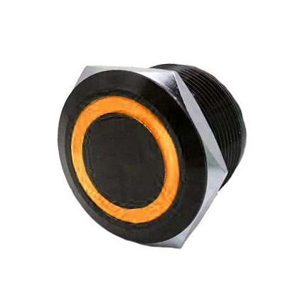 Quake LED Interrupteur encastré avec anneau DEL Poussoir - 222688